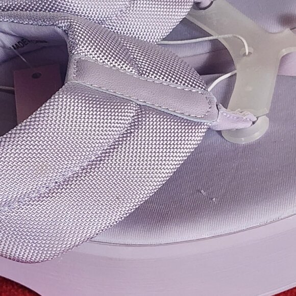 Wild Fable Lavender Fabric Upper Memory Foam Platform Angela Dress Sandal Size 9 - Picture 5 of 16